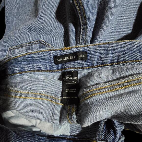 Sincerely Jules Blue Denim Jeans Size 0/20 - Picture 3 of 3